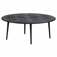 KARO BLACK BROWN METAL CAFETABLE 100 